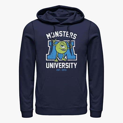 Sweat-shirt Merch Pixar Monster's Inc. - First Day Unisex Hoodie Navy Blue