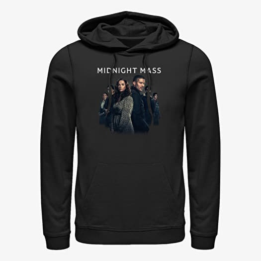 Sweat-shirt Merch Netflix Midnight Mass - Cropped Group Unisex Hoodie Black
