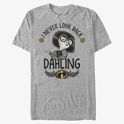 Maglietta Merch Pixar Incredibles - Dahling Simplified 2 Unisex T-Shirt Heather Grey