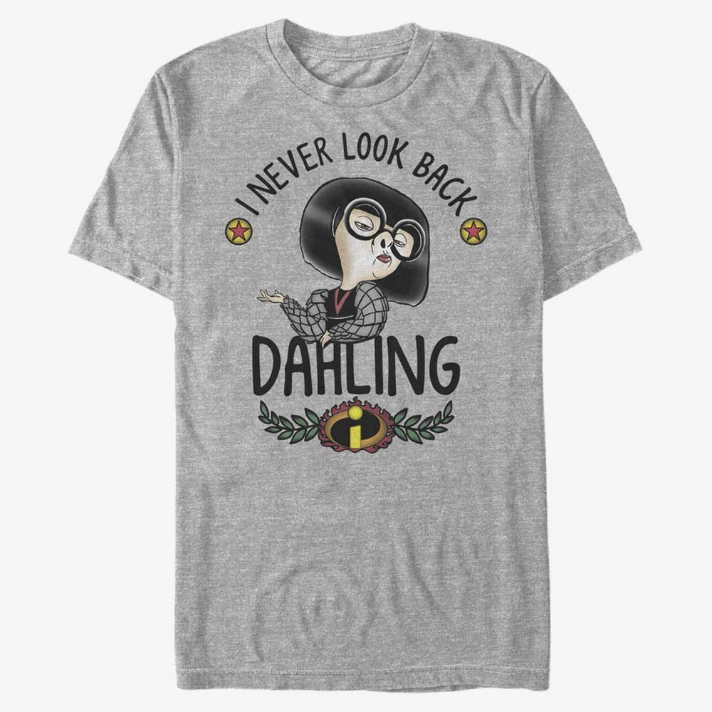 T-shirts Merch Pixar Incredibles - Dahling Simplified 2 Unisex T-Shirt Heather Grey