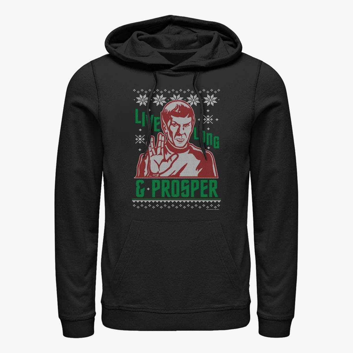 Mikinas ar kapuci un sporta krekli Merch Paramount Star Trek - Prosper Sweater Unisex Hoodie Black