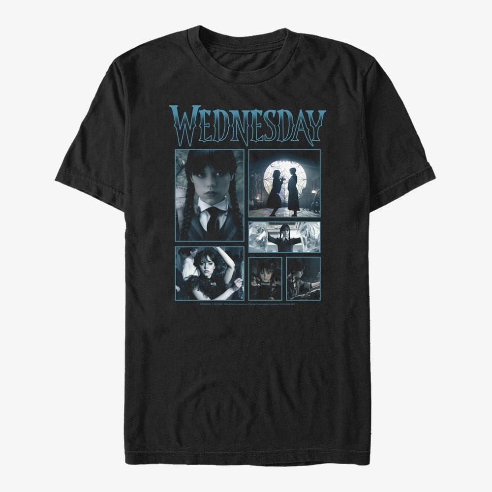 T-shirts Merch MGM Wednesday - Dancing Wednesday Unisex T-Shirt Black