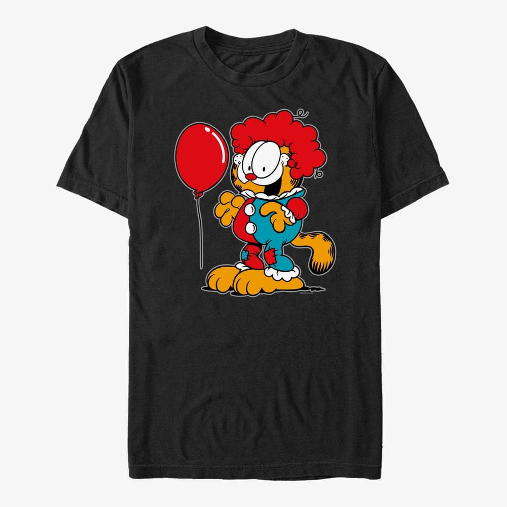 T-Shirts Merch Paramount Garfield - Garfield the Clown Unisex T-Shirt Black
