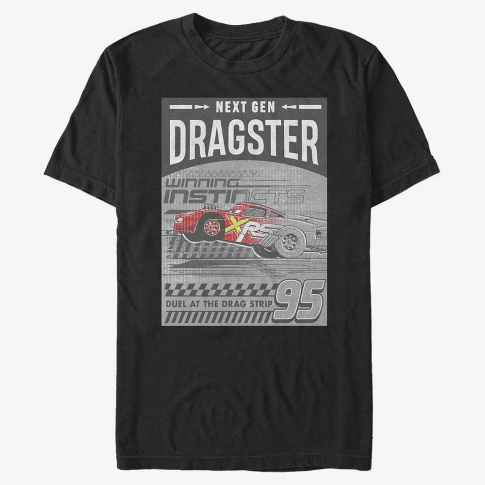 T-shirts Merch Pixar Cars 2 - Dragster Gen Unisex T-Shirt Black