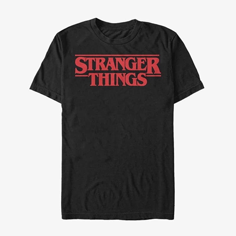 T-shirt Merch Netflix Stranger Things - Stranger Things Unisex T-Shirt Black