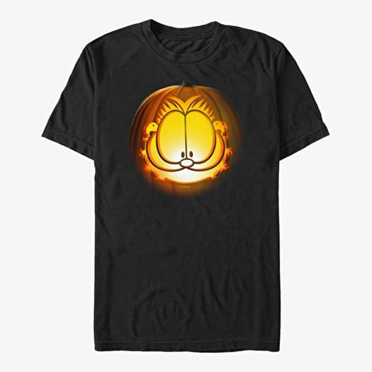 Tričko Merch Paramount Garfield - Pumpkin Carve Garfield Unisex T-Shirt Black
