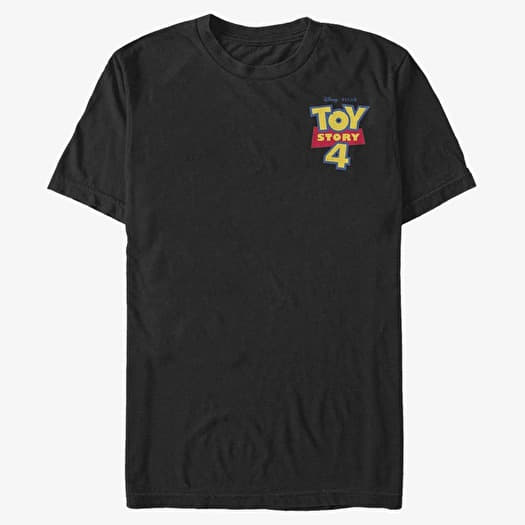 Tričko Merch Pixar Toy Story - Chest Color Logo Unisex T-Shirt Black