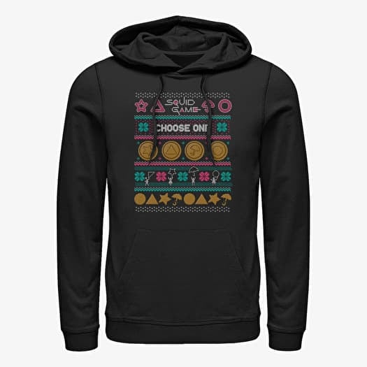 Sweatshirt Merch Netflix Squid Game - DAGALOG COOKIE UGLY SWEATER Unisex Hoodie Black