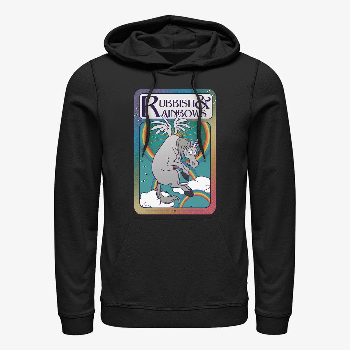 Hoodies and sweatshirts  Merch Pixar Onward - Unicorn Nouveau Unisex Hoodie Black