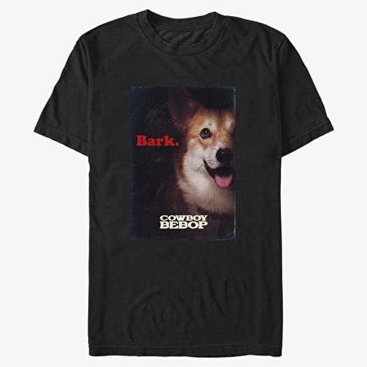 Тениска Merch Netflix Cowboy Bebop - Ein Bark Poster Unisex T-Shirt Black