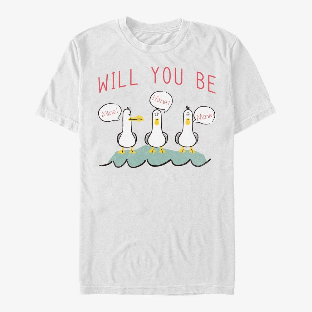 T-shirts Merch Pixar Finding Nemo - Mine Mine Unisex T-Shirt White