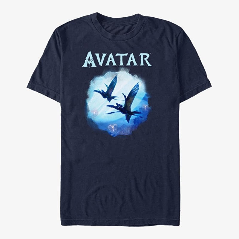Tričko Merch Twentieth Century Fox Avatar 2 - I SEE YOU Unisex T-Shirt Navy Blue