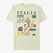 Merch Pixar Luca - Land Icons Unisex T-Shirt Natural
