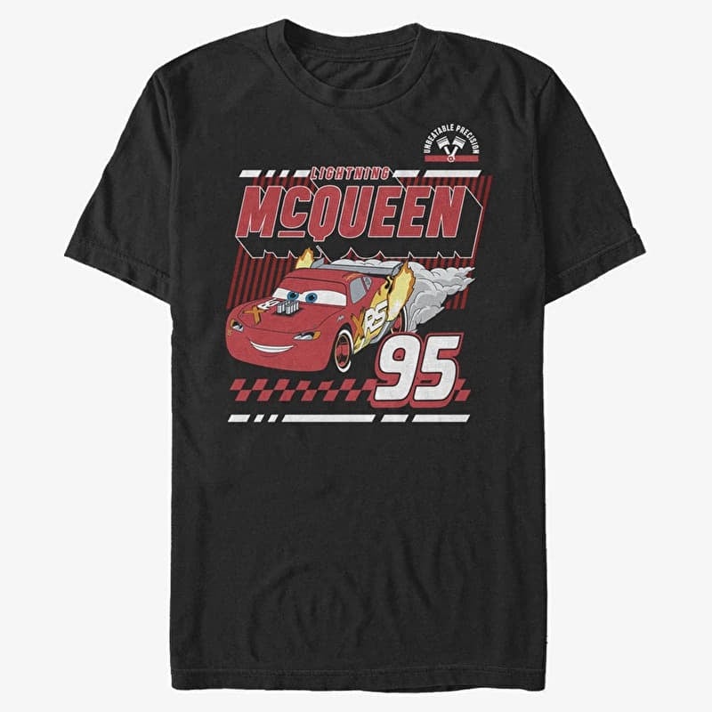 T-shirt Merch Pixar Cars 2 - McMerch Drag Unisex T-Shirt Black