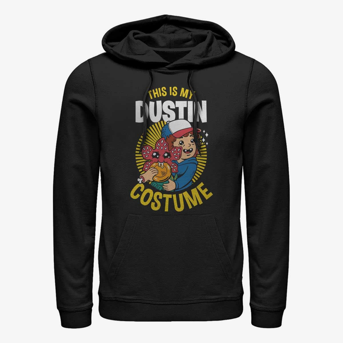 Sweatshirts Merch Netflix Stranger Things - Dustin Costume Unisex Hoodie Black