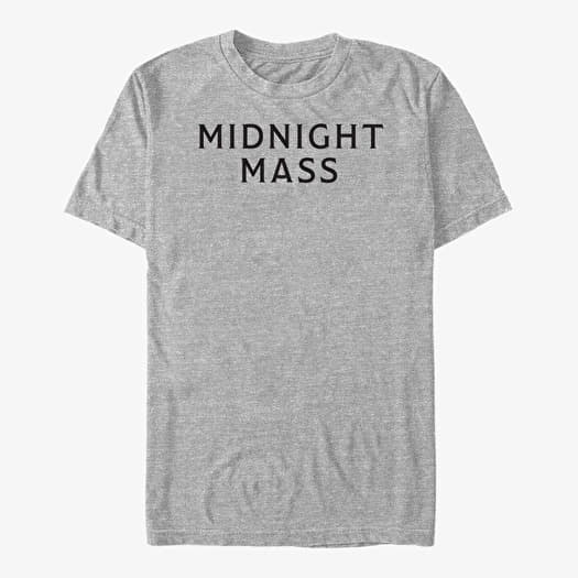 T-shirt Merch Netflix Midnight Mass - STACKED LOGO Unisex T-Shirt Heather Grey