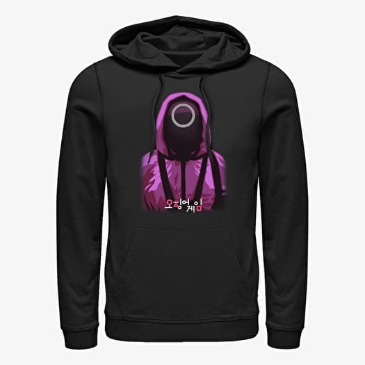 Sweatshirt Merch Netflix Squid Game - Circle Guy Unisex Hoodie Black