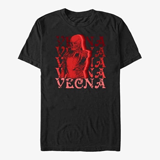 T-shirt Merch Netflix Stranger Things - Vecna Stack Unisex T-Shirt Black