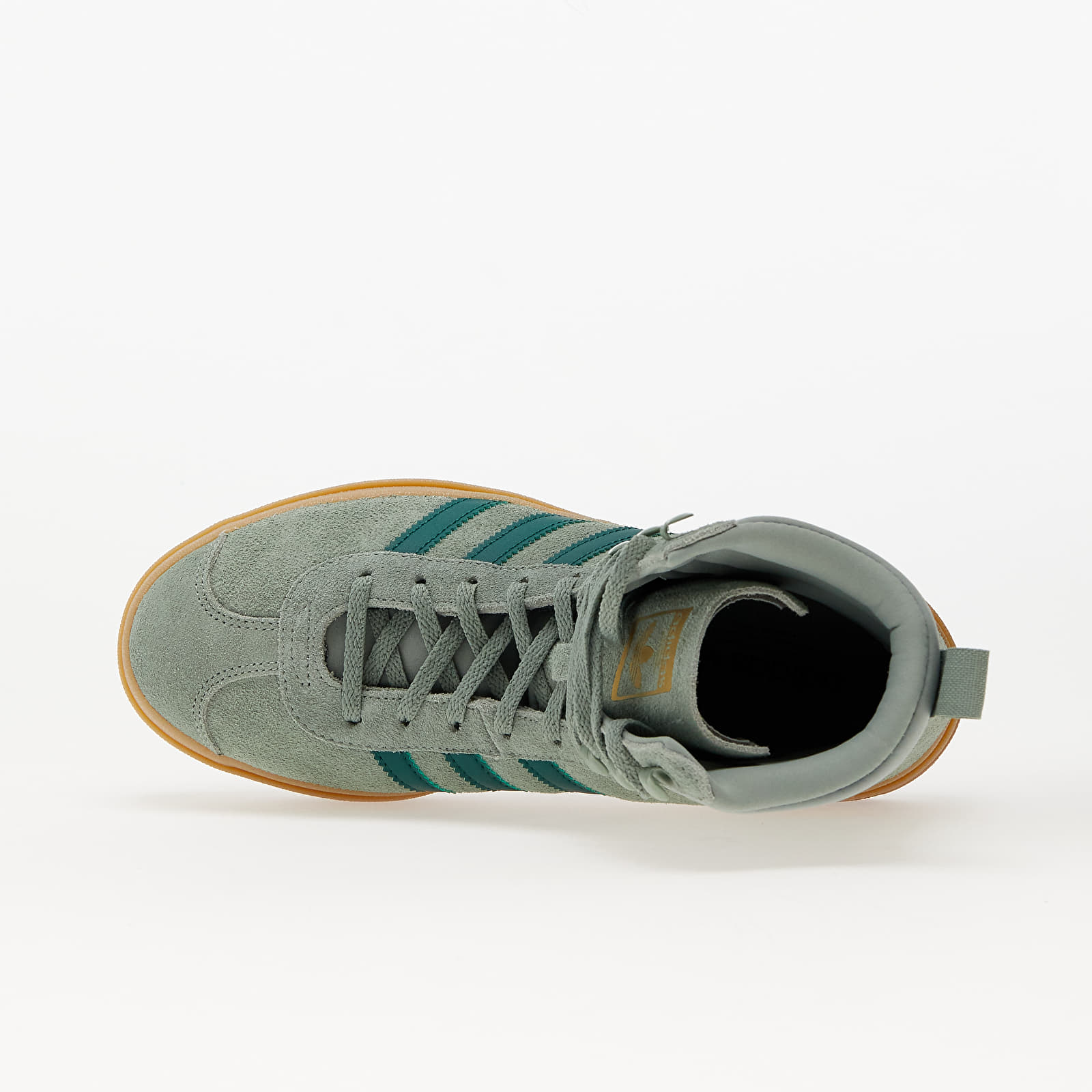 Dámské tenisky a boty adidas Originals Gazelle Boot W Silver Green/ Collegiate Green/ Gold Metallic