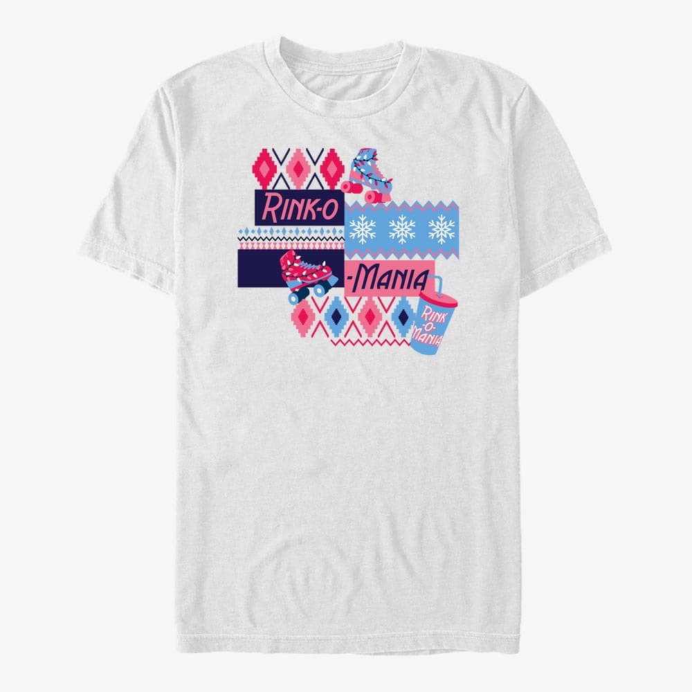 T-shirts Merch Netflix Stranger Things - Rink-o-Mania Sweater Unisex T-Shirt White