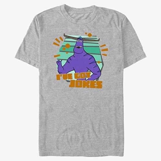 T-shirt Merch Pixar Monsters At Work - Taylor Jokes Unisex T-Shirt Heather Grey