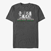 Merch Netflix Stranger Things - Holiday Squad Unisex T-Shirt Dark Heather Grey