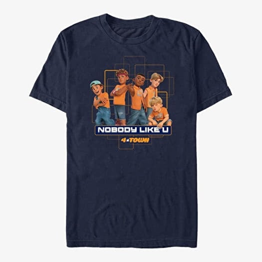 T-shirt Merch Pixar Turning Red - Boy Blocks Unisex T-Shirt Navy Blue