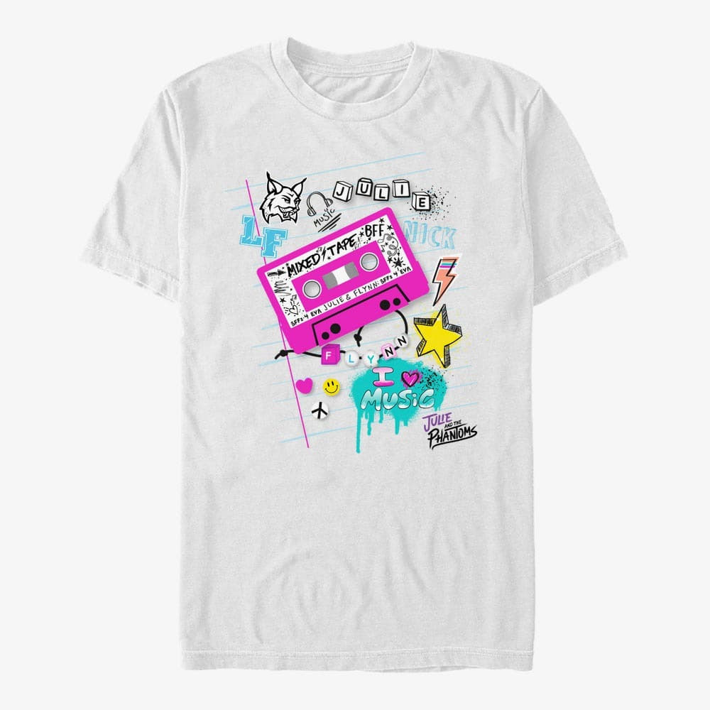 Koszulki Merch Netflix Julie And The Phantoms - School Page Unisex T-Shirt White