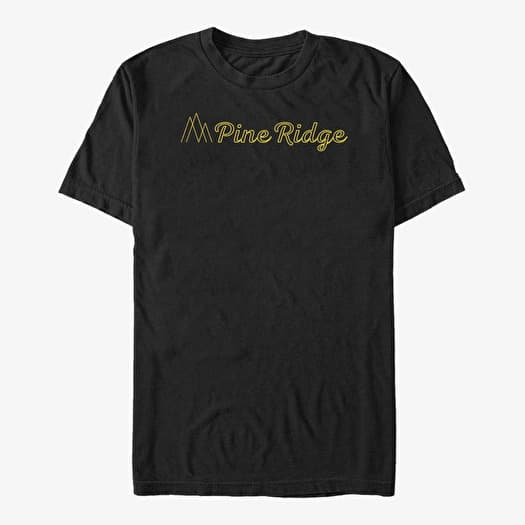 T-shirt Merch Netflix The Adam Project - Pine Ridge Logo Unisex T-Shirt Black