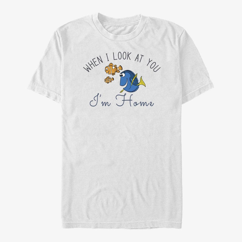 Magliette Merch Pixar Finding Nemo - Im home Unisex T-Shirt White