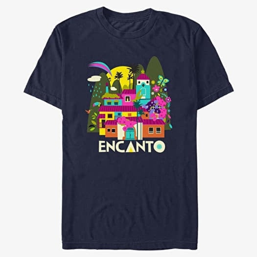 T-shirt Merch Pixar Disney Encanto - Encanto Gold Unisex T-Shirt Navy Blue