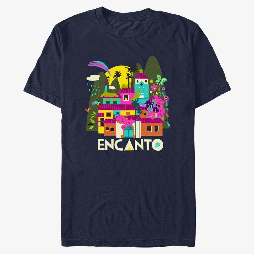 majice kratkih rukava Merch Pixar Disney Encanto - Encanto Gold Unisex T-Shirt Navy Blue