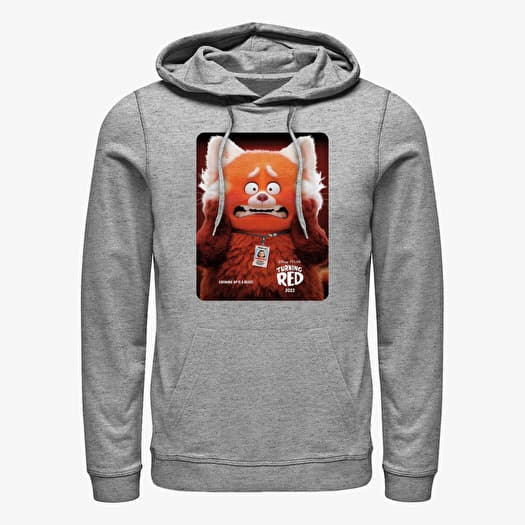 Hanorac Merch Pixar Turning Red - Panda Poster Unisex Hoodie Heather Grey