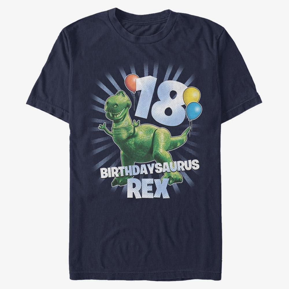 T-shirts Merch Pixar Toy Story - Ballon Rex 18 Unisex T-Shirt Navy Blue