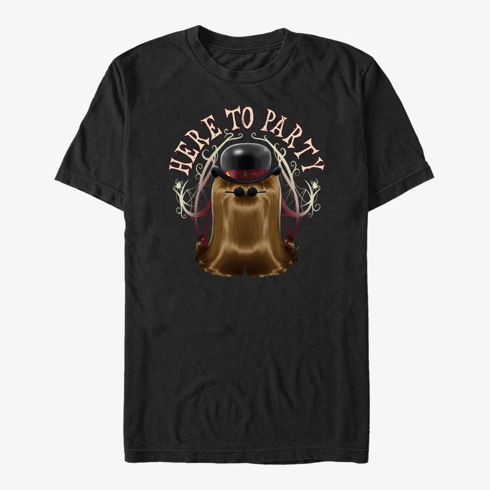 T-krekli Merch MGM The Addams Family - Here to Party Unisex T-Shirt Black