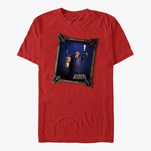 T-shirt Merch MGM The Addams Family - Father Frame Unisex T-Shirt Red