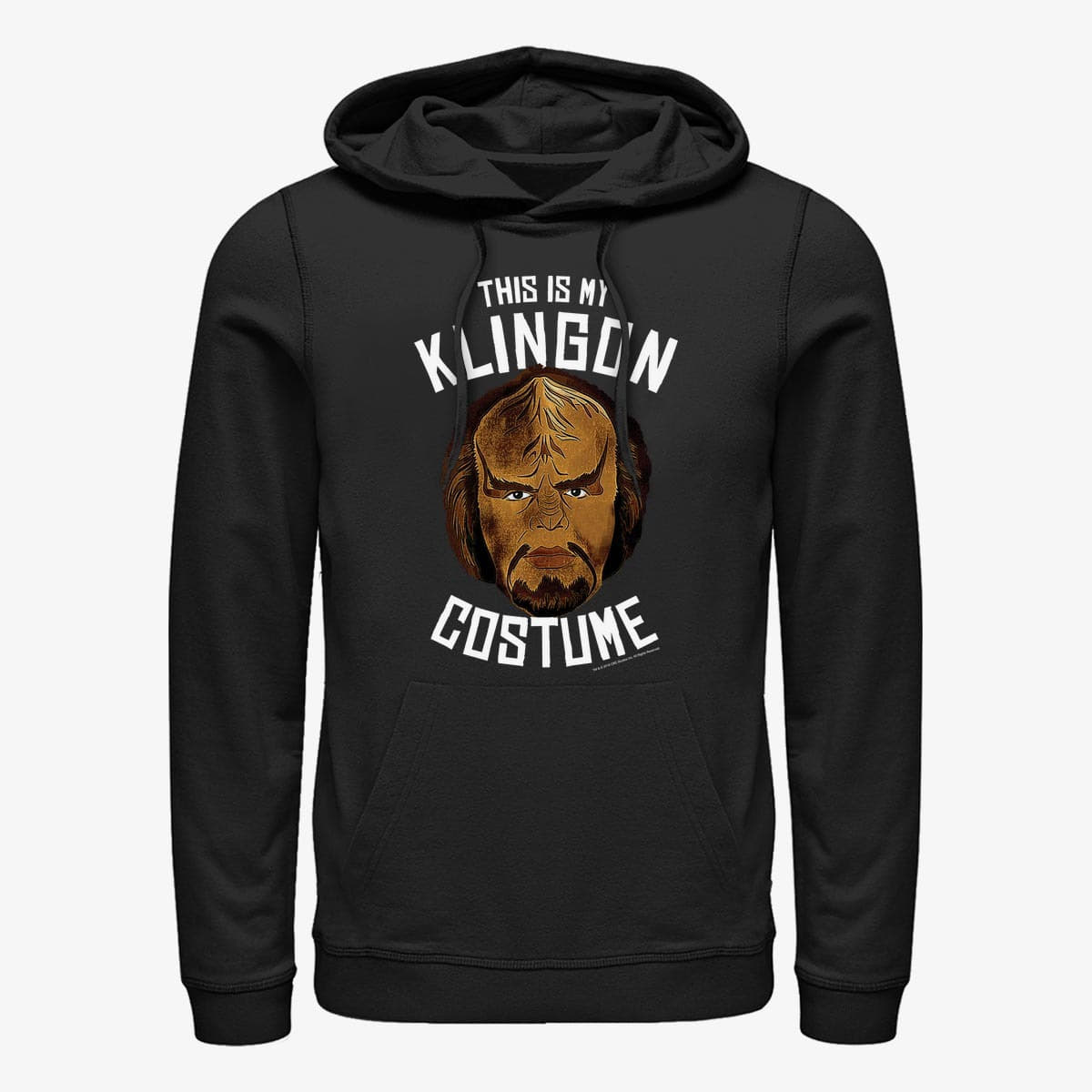 Sweatshirts Merch Paramount Star Trek - Klingon Costume Unisex Hoodie Black