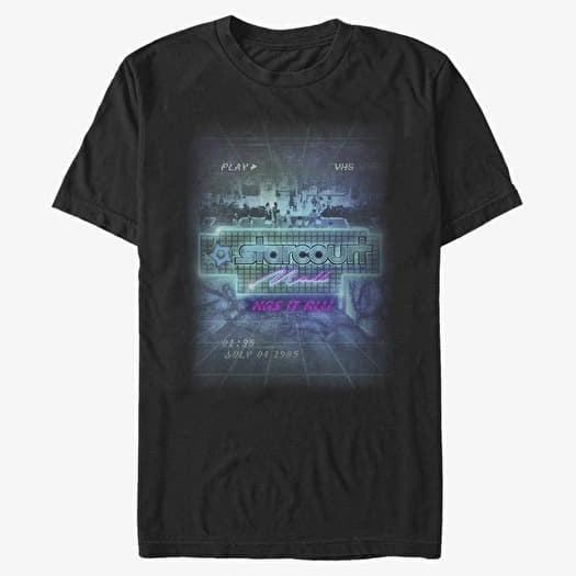 T-shirt Merch Netflix Stranger Things - Mall Poster Unisex T-Shirt Black