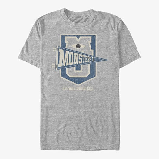 T-shirt Merch Pixar Monster's Inc. - Monsters Pendant Unisex T-Shirt Heather Grey