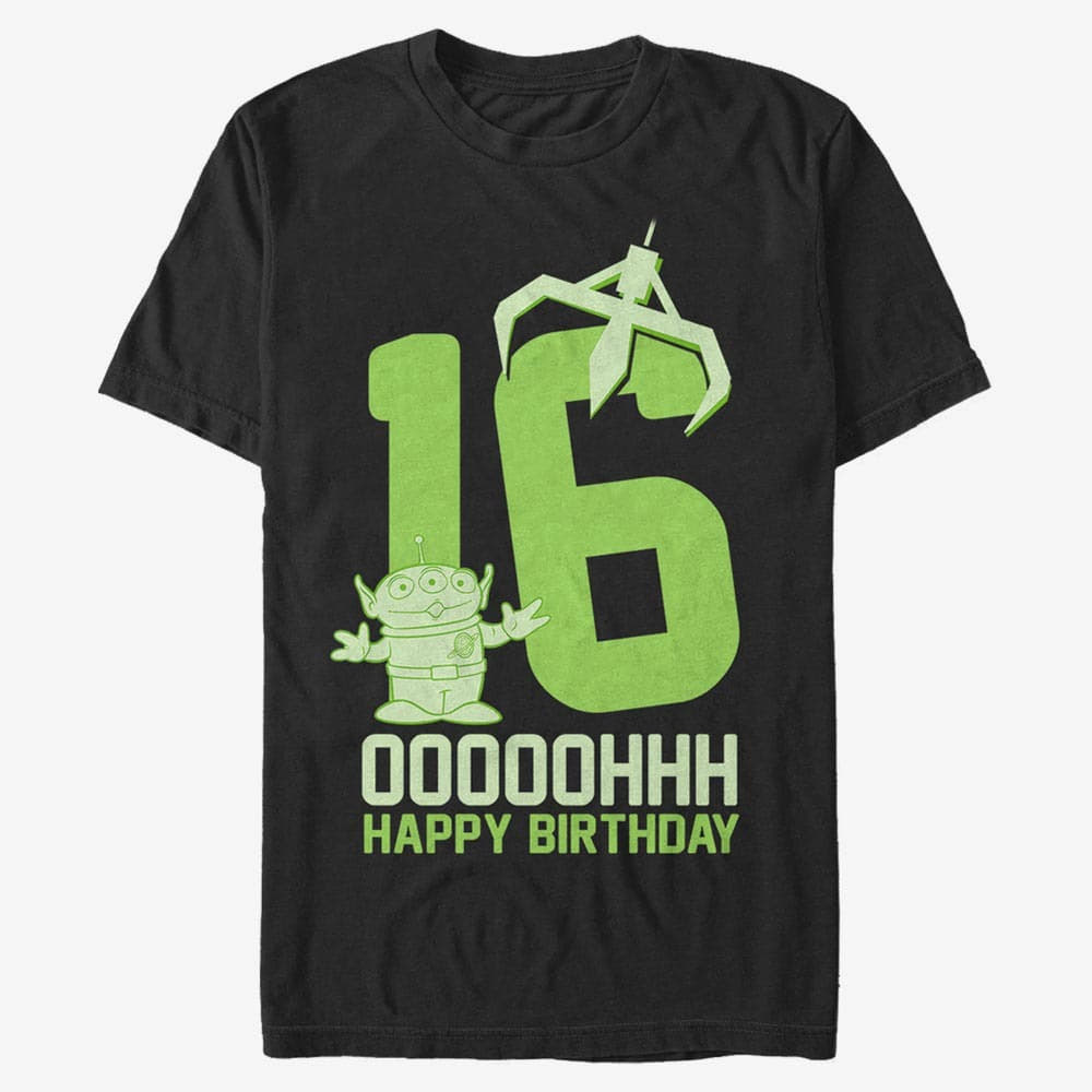 Trička Merch Pixar Toy Story - Ooohh Sixteen Unisex T-Shirt Black