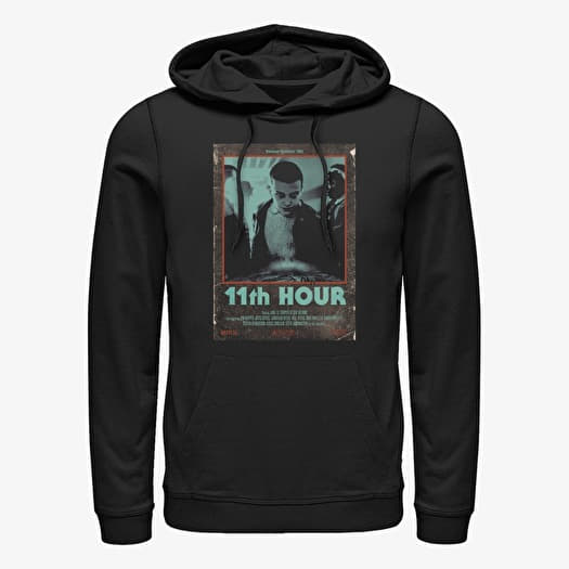 Sweatshirt Merch Netflix Stranger Things - 11th Hour Unisex Hoodie Black