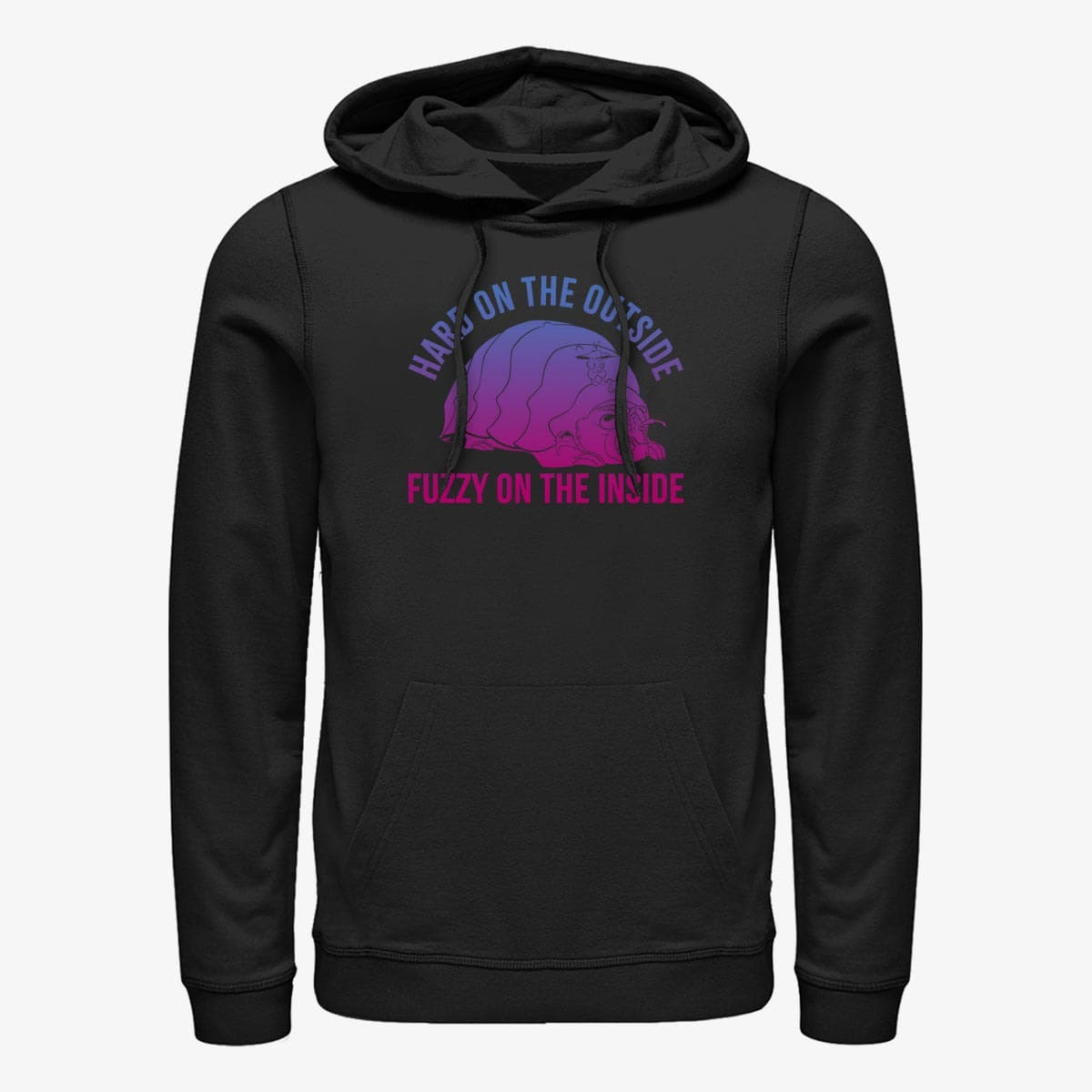 Hoodies and sweatshirts  Merch Pixar Raya the Last Dragon - HARD ON THE OUTSIDE Unisex Hoodie Black