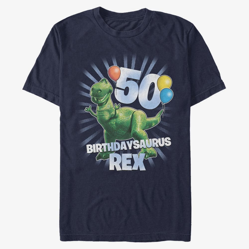 T-shirts Merch Pixar Toy Story - Ballon Rex 50 Unisex T-Shirt Navy Blue