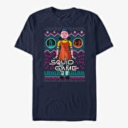 Merch Netflix Squid Game - Red Light Green Unisex T-Shirt Navy Blue
