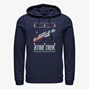 Merch Paramount Star Trek - Trek Sweater Unisex Hoodie Navy Blue