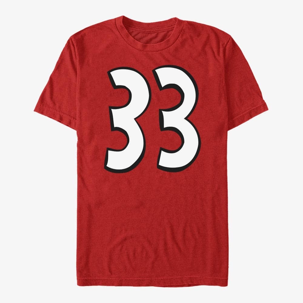Pólók Merch Paramount Hey Arnold - Gerald Number Unisex T-Shirt Red