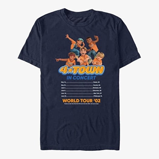T-shirt Merch Pixar Turning Red - Concert Listing Unisex T-Shirt Navy Blue