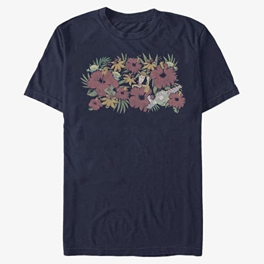 Tričko Merch Pixar Toy Story - Toy Flowers Unisex T-Shirt Navy Blue