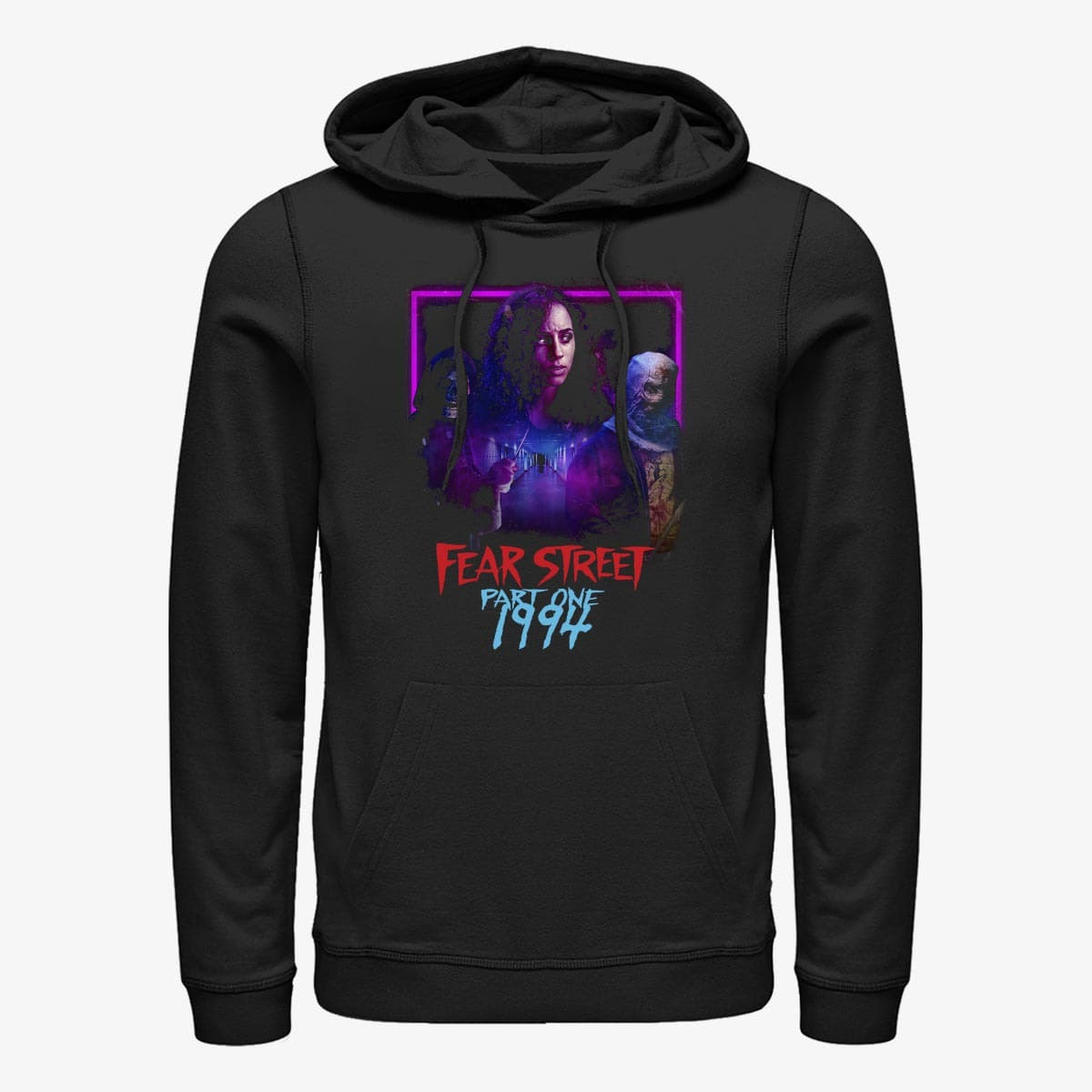 Kapucnis pulóverek és pulcsik Merch Netflix Fear Street - Fear Street 1994 Poster Unisex Hoodie Black