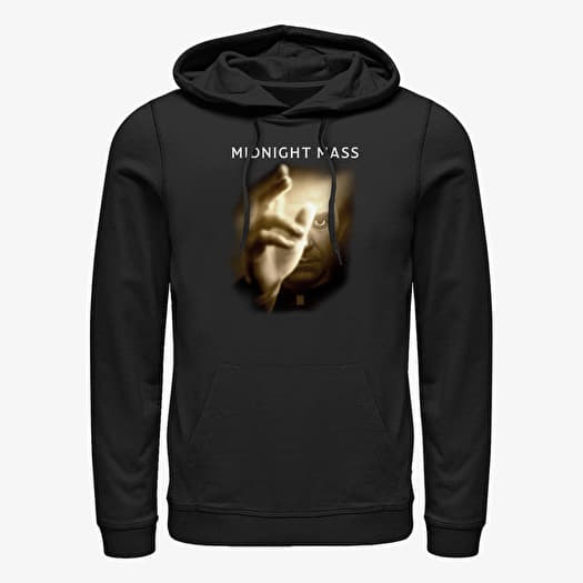 Sweat-shirt Merch Netflix Midnight Mass - Father Big Face Unisex Hoodie Black